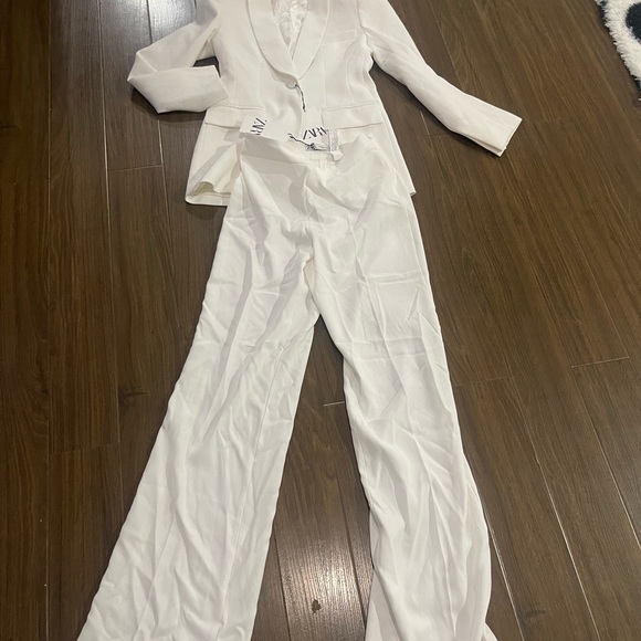 Zara new  tuxedo white suit - Picture 12 of 15